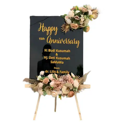 Papan Bunga Akrilik Banjar Bali