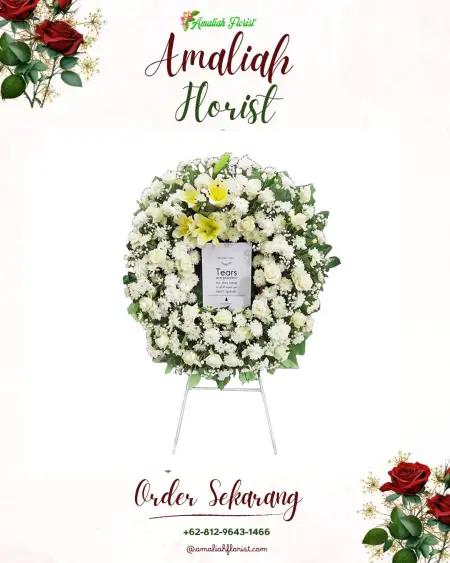 Krans Bunga Duka Banjar Bali